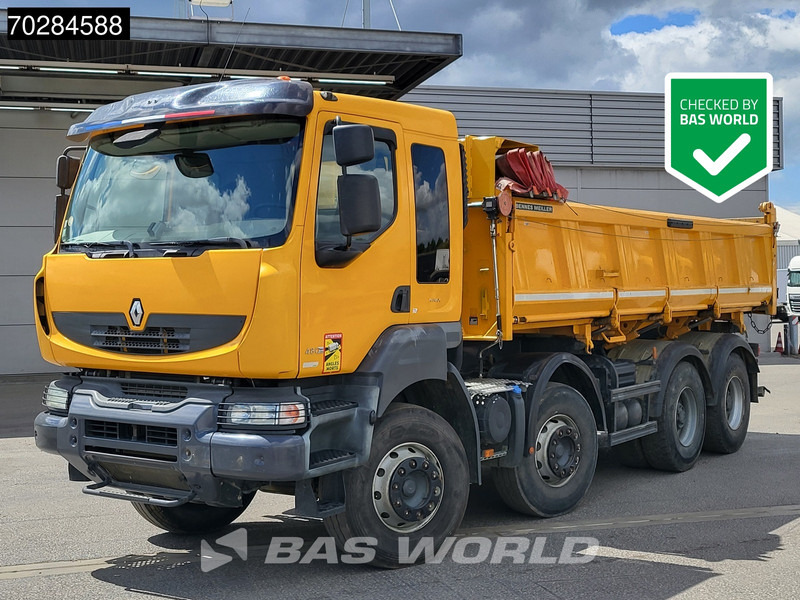 Renault Kerax 480 8X4 13m3 Meiller 2-way tipper Retarder Big-Axle Automatic Euro 5 - Kravas automašīna pašizgāzējs: foto 1 Renault Kerax 480 8X4 13m3 Meiller 2-way tipper Retarder Big-Axle Automatic Euro 5 - Kravas automašīna pašizgāzējs: foto 1