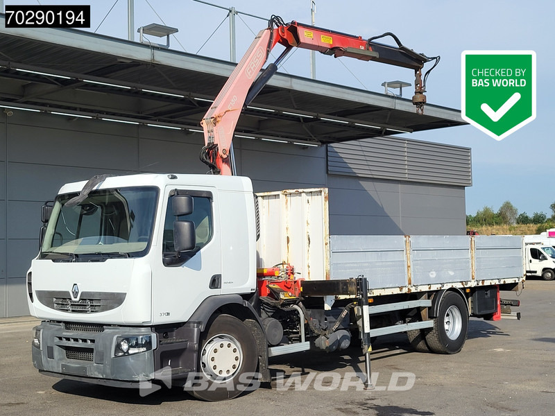 Renault Premium 370 4X2 Fassi F130A.21 Crane Manual Euro 4 - Bortu kravas automašīna/ Platforma, Kravas auto ar manipulatoru: foto 1 Renault Premium 370 4X2 Fassi F130A.21 Crane Manual Euro 4 - Bortu kravas automašīna/ Platforma, Kravas auto ar manipulatoru: foto 1