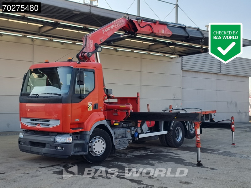 Renault Premium 420 6X2 Fassi F450AXP.22 Kran Crane Lift-axle Manual Euro 3 - Bortu kravas automašīna/ Platforma, Kravas auto ar manipulatoru: foto 1 Renault Premium 420 6X2 Fassi F450AXP.22 Kran Crane Lift-axle Manual Euro 3 - Bortu kravas automašīna/ Platforma, Kravas auto ar manipulatoru: foto 1