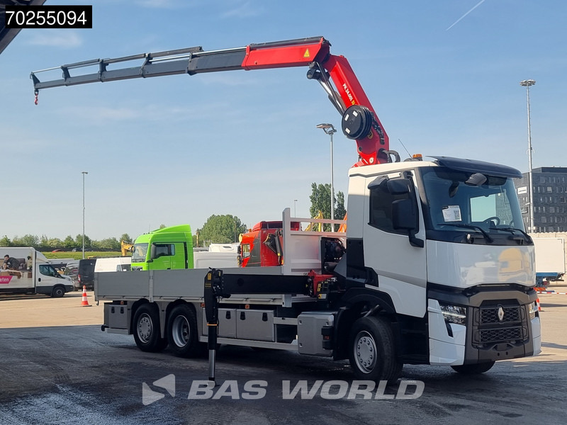 Renault T 440 6X2 Palfinger PK24.001 SLD Kran Crane Lift+Lenkasche Euro 6 - Bortu kravas automašīna/ Platforma, Kravas auto ar manipulatoru: foto 2 Renault T 440 6X2 Palfinger PK24.001 SLD Kran Crane Lift+Lenkasche Euro 6 - Bortu kravas automašīna/ Platforma, Kravas auto ar manipulatoru: foto 2