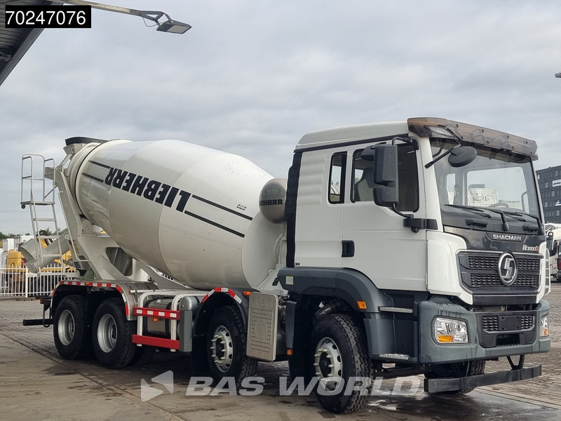 SHACMAN 8x4 EURO 6 8X4 NEW! 8m3 Liebherr Mixer Big-Axle Steel Suspension - Betonvedējs: foto 3 SHACMAN 8x4 EURO 6 8X4 NEW! 8m3 Liebherr Mixer Big-Axle Steel Suspension - Betonvedējs: foto 3