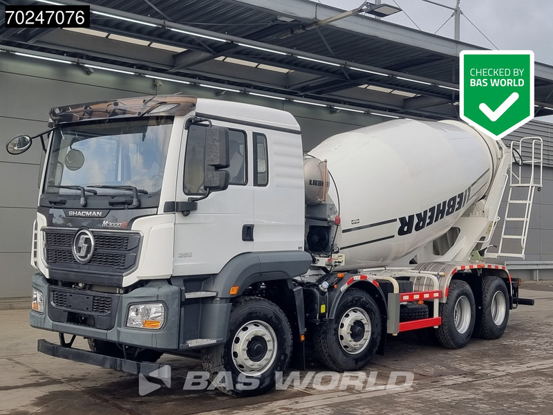 SHACMAN 8x4 EURO 6 8X4 NEW! 8m3 Liebherr Mixer Big-Axle Steel Suspension - Betonvedējs: foto 1 SHACMAN 8x4 EURO 6 8X4 NEW! 8m3 Liebherr Mixer Big-Axle Steel Suspension - Betonvedējs: foto 1