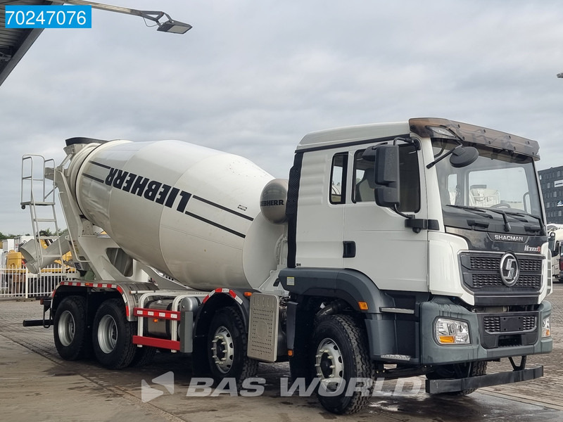 SHACMAN 8x4 EURO 6 8X4 NEW! 8m3 Liebherr Mixer Big-Axle Steel Suspension - Betonvedējs: foto 3 SHACMAN 8x4 EURO 6 8X4 NEW! 8m3 Liebherr Mixer Big-Axle Steel Suspension - Betonvedējs: foto 3
