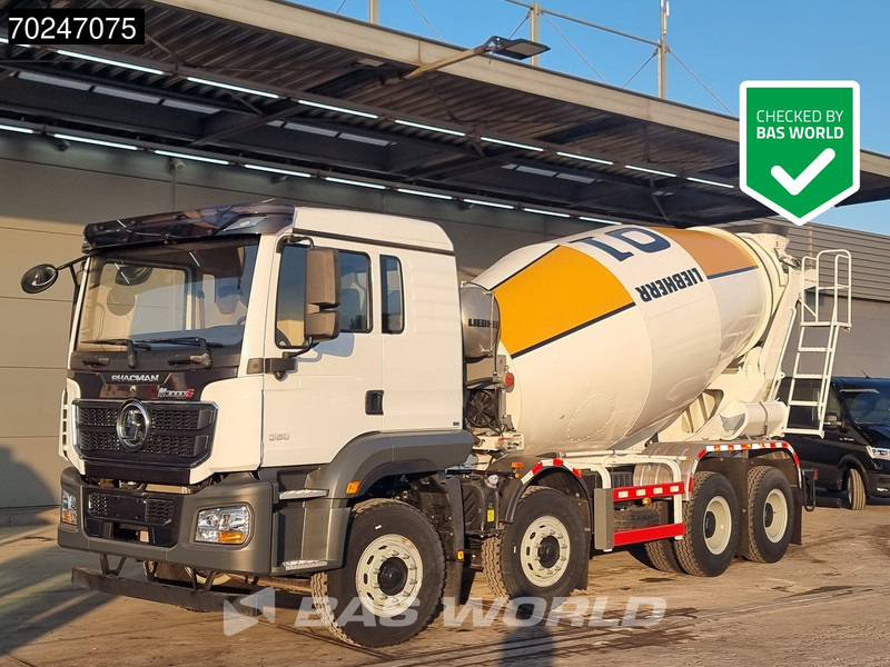 SHACMAN M3000 S 8X4 NEW! 8m3 Liebherr Mixer Big-Axle Steelsuspension - Betonvedējs: foto 1 SHACMAN M3000 S 8X4 NEW! 8m3 Liebherr Mixer Big-Axle Steelsuspension - Betonvedējs: foto 1