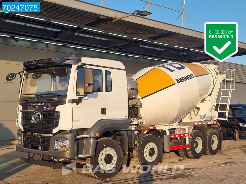 SHACMAN M3000 S 8X4 NEW! 8m3 Liebherr Mixer Big-Axle Steelsuspension - Betonvedējs: foto 1 SHACMAN M3000 S 8X4 NEW! 8m3 Liebherr Mixer Big-Axle Steelsuspension - Betonvedējs: foto 1