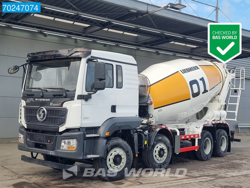 SHACMAN M3000 S 8X4 NEW! 8m3 Liebherr Mixer Big-Axle Steelsuspension - Betonvedējs: foto 1 SHACMAN M3000 S 8X4 NEW! 8m3 Liebherr Mixer Big-Axle Steelsuspension - Betonvedējs: foto 1