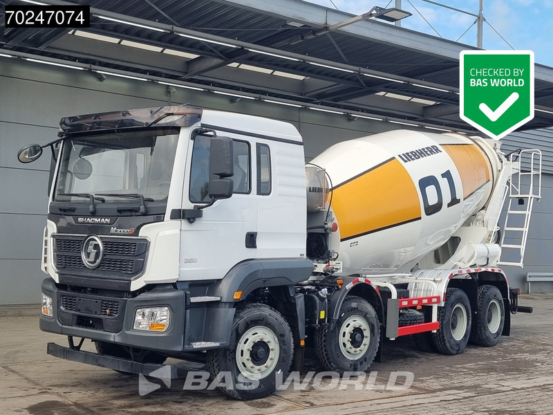 SHACMAN M3000 S 8X4 NEW! 8m3 Liebherr Mixer Big-Axle Steelsuspension - Betonvedējs: foto 1 SHACMAN M3000 S 8X4 NEW! 8m3 Liebherr Mixer Big-Axle Steelsuspension - Betonvedējs: foto 1