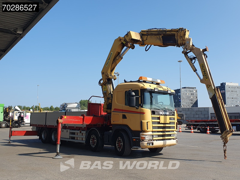 Scania 124G 470 8X4 Palfinger PK45000 C4 Crane Kran Fly-Jib Manual Steering Axle Euro 3 līzingu Scania 124G 470 8X4 Palfinger PK45000 C4 Crane Kran Fly-Jib Manual Steering Axle Euro 3: foto 8