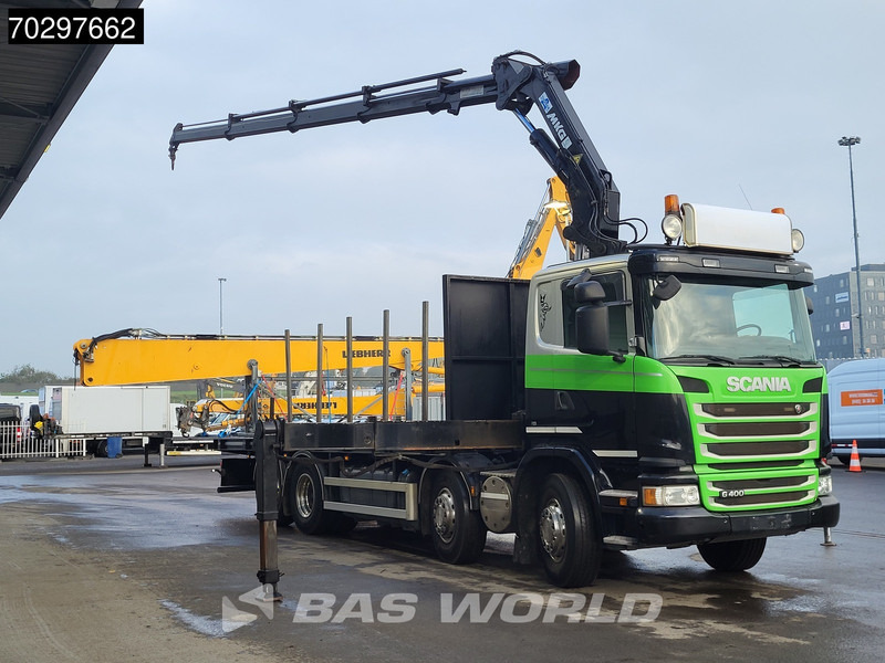 Scania G400 G 8X2 MKG HLK 231 HPA4 Crane Retarder Lift+Steering-Axle Euro 5 - Bortu kravas automašīna/ Platforma, Kravas auto ar manipulatoru: foto 3 Scania G400 G 8X2 MKG HLK 231 HPA4 Crane Retarder Lift+Steering-Axle Euro 5 - Bortu kravas automašīna/ Platforma, Kravas auto ar manipulatoru: foto 3