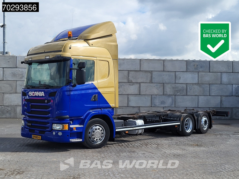 Scania G410 6X2 NL-Truck BDF Retarder Lift-steering axle Hydraulic ACC Euro 6 - Konteineru vedējs/ Kravas automašīna ar noņemamā virsbūve: foto 1 Scania G410 6X2 NL-Truck BDF Retarder Lift-steering axle Hydraulic ACC Euro 6 - Konteineru vedējs/ Kravas automašīna ar noņemamā virsbūve: foto 1