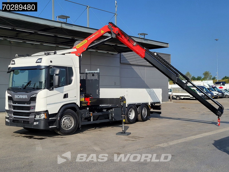 Scania G410 6X2 New! Palfinger PK24.001 SLD 5 Crane Kran Retarder Lift+Steering Axle LED ACC - Bortu kravas automašīna/ Platforma, Kravas auto ar manipulatoru: foto 3 Scania G410 6X2 New! Palfinger PK24.001 SLD 5 Crane Kran Retarder Lift+Steering Axle LED ACC - Bortu kravas automašīna/ Platforma, Kravas auto ar manipulatoru: foto 3