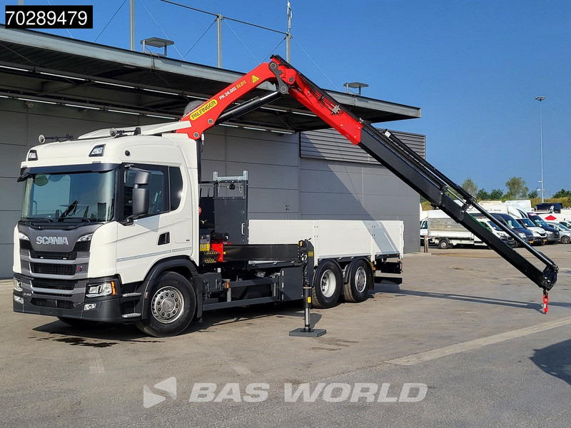 Scania G410 6X2 New! Palfinger PK24.001 SLD 5 Crane Kran Retarder Lift+Steering Axle LED ACC - Bortu kravas automašīna/ Platforma, Kravas auto ar manipulatoru: foto 3 Scania G410 6X2 New! Palfinger PK24.001 SLD 5 Crane Kran Retarder Lift+Steering Axle LED ACC - Bortu kravas automašīna/ Platforma, Kravas auto ar manipulatoru: foto 3