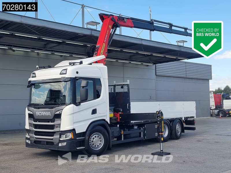 Scania G410 6X2 Palfinger PK24.001 SLD 5 Kran Crane Retarder Lift+Lenkachse Euro 6 - Bortu kravas automašīna/ Platforma, Kravas auto ar manipulatoru: foto 1 Scania G410 6X2 Palfinger PK24.001 SLD 5 Kran Crane Retarder Lift+Lenkachse Euro 6 - Bortu kravas automašīna/ Platforma, Kravas auto ar manipulatoru: foto 1