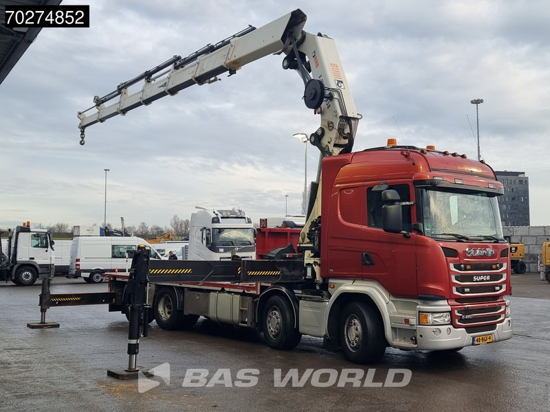 Scania G450 8X2 NL-Truck Hiab X-HIPRO 1058EP-6 Kran Front stab Retarder Euro 6 - Bortu kravas automašīna/ Platforma, Kravas auto ar manipulatoru: foto 3 Scania G450 8X2 NL-Truck Hiab X-HIPRO 1058EP-6 Kran Front stab Retarder Euro 6 - Bortu kravas automašīna/ Platforma, Kravas auto ar manipulatoru: foto 3