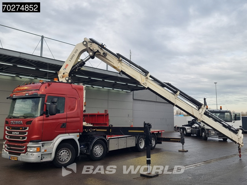 Scania G450 8X2 NL-Truck Hiab X-HIPRO 1058EP-6 Kran Front stab Retarder Euro 6 - Bortu kravas automašīna/ Platforma, Kravas auto ar manipulatoru: foto 5 Scania G450 8X2 NL-Truck Hiab X-HIPRO 1058EP-6 Kran Front stab Retarder Euro 6 - Bortu kravas automašīna/ Platforma, Kravas auto ar manipulatoru: foto 5
