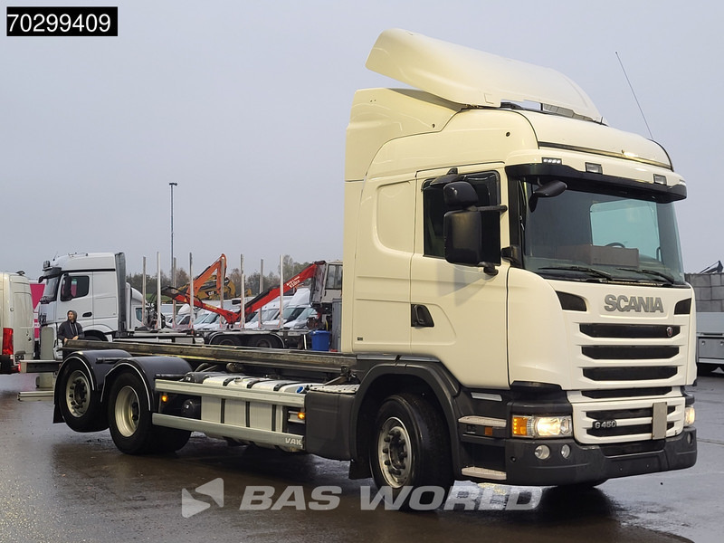 Scania G450 G 6X2 Full air suspension Automatic Lift+steering Axle Euro 6 - Konteineru vedējs/ Kravas automašīna ar noņemamā virsbūve: foto 3 Scania G450 G 6X2 Full air suspension Automatic Lift+steering Axle Euro 6 - Konteineru vedējs/ Kravas automašīna ar noņemamā virsbūve: foto 3