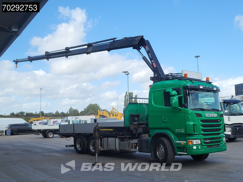 Scania G480 G 6X2 Hiab 244 EP-5 HIDUO Kran Crane Retarder Lift-Axle Euro 5 - Bortu kravas automašīna/ Platforma, Kravas auto ar manipulatoru: foto 3 Scania G480 G 6X2 Hiab 244 EP-5 HIDUO Kran Crane Retarder Lift-Axle Euro 5 - Bortu kravas automašīna/ Platforma, Kravas auto ar manipulatoru: foto 3