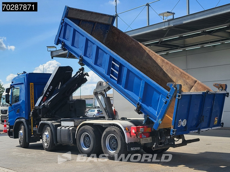 Scania G500 8X4 Hiab X-HIDUO 228 E-3 Crane Retarder Big-Axle Josset Menguy Tipper 14m3 Euro 6 - Kravas automašīna pašizgāzējs, Kravas auto ar manipulatoru: foto 5 Scania G500 8X4 Hiab X-HIDUO 228 E-3 Crane Retarder Big-Axle Josset Menguy Tipper 14m3 Euro 6 - Kravas automašīna pašizgāzējs, Kravas auto ar manipulatoru: foto 5