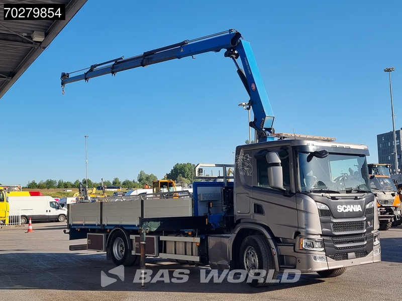 Scania P280 4X2 HMF 1420K-RC Kran Crane Automatic Euro 6 - Bortu kravas automašīna/ Platforma, Kravas auto ar manipulatoru: foto 3 Scania P280 4X2 HMF 1420K-RC Kran Crane Automatic Euro 6 - Bortu kravas automašīna/ Platforma, Kravas auto ar manipulatoru: foto 3