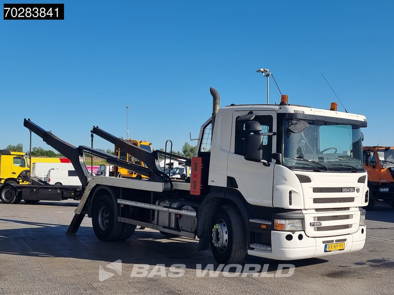 Scania P280 4X2 NL-Truck 14tons Hiab skiploader Euro 5 - Būvgružu konteineru vedējs: foto 3 Scania P280 4X2 NL-Truck 14tons Hiab skiploader Euro 5 - Būvgružu konteineru vedējs: foto 3