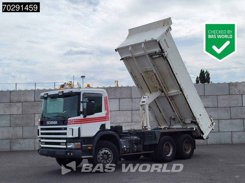 Scania P340 6X4 2 side11m3 Bennes Tipper Big-Axle Steelsuspension Manual Euro 3 - Kravas automašīna pašizgāzējs: foto 1 Scania P340 6X4 2 side11m3 Bennes Tipper Big-Axle Steelsuspension Manual Euro 3 - Kravas automašīna pašizgāzējs: foto 1