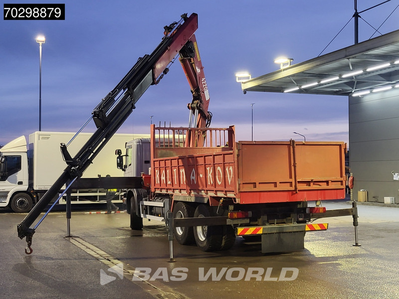 Scania P340 6X4 HMF 4220 K6 Crane Winch Tipper Full Steel Manual Gearbox - Kravas automašīna pašizgāzējs, Kravas auto ar manipulatoru: foto 5 Scania P340 6X4 HMF 4220 K6 Crane Winch Tipper Full Steel Manual Gearbox - Kravas automašīna pašizgāzējs, Kravas auto ar manipulatoru: foto 5