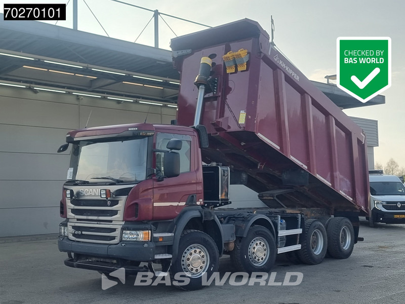 Scania P410 8X4 28m3 KH Kipper Big-Axle Steel suspension Euro 6 - Kravas automašīna pašizgāzējs: foto 1 Scania P410 8X4 28m3 KH Kipper Big-Axle Steel suspension Euro 6 - Kravas automašīna pašizgāzējs: foto 1