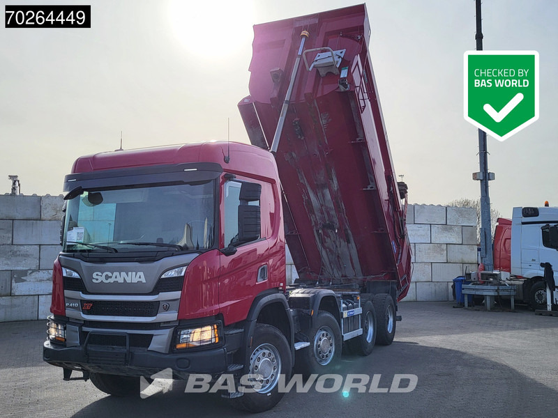 Scania P410 8X4 Big-Axle Steelsuspension Euro 6 - Kravas automašīna pašizgāzējs: foto 1 Scania P410 8X4 Big-Axle Steelsuspension Euro 6 - Kravas automašīna pašizgāzējs: foto 1