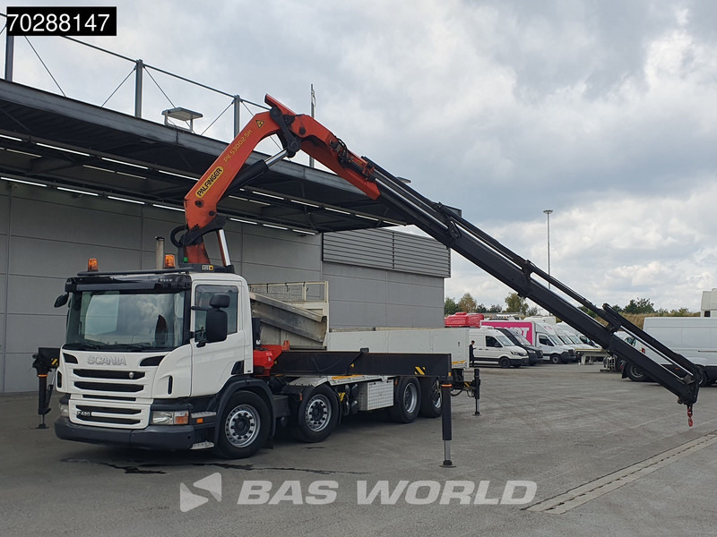 Scania P420 8X4 Palfinger PK 53002-SH Crane Lift+steering Manual Big-Axle Euro 5 - Bortu kravas automašīna/ Platforma, Kravas auto ar manipulatoru: foto 5 Scania P420 8X4 Palfinger PK 53002-SH Crane Lift+steering Manual Big-Axle Euro 5 - Bortu kravas automašīna/ Platforma, Kravas auto ar manipulatoru: foto 5