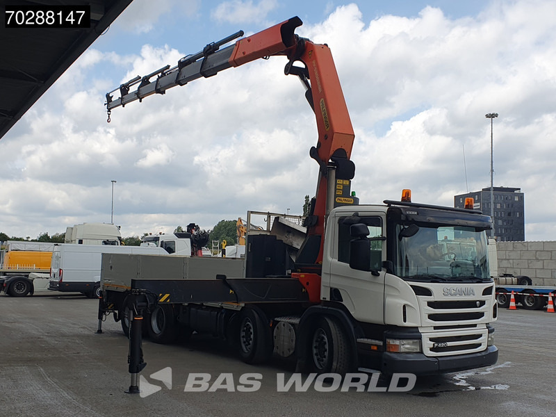 Scania P420 8X4 Palfinger PK 53002-SH Crane Lift+steering Manual Big-Axle Euro 5 - Bortu kravas automašīna/ Platforma, Kravas auto ar manipulatoru: foto 3 Scania P420 8X4 Palfinger PK 53002-SH Crane Lift+steering Manual Big-Axle Euro 5 - Bortu kravas automašīna/ Platforma, Kravas auto ar manipulatoru: foto 3