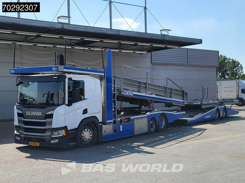 Autovedējs Scania P450 6X2 NL-Truck Car transporter Retarder Standklima Navi ACC LED Euro 6: foto 8 Autovedējs Scania P450 6X2 NL-Truck Car transporter Retarder Standklima Navi ACC LED Euro 6: foto 8