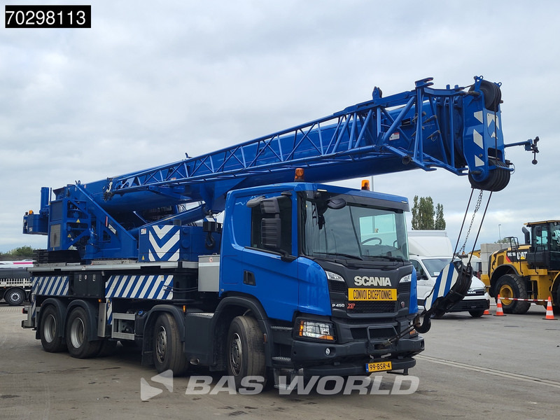 Scania P450 P 8X4 Palfinger/SANY SPC500E Telescopic Crane Retarder Navi Automatic Euro 6 - Bortu kravas automašīna/ Platforma, Kravas auto ar manipulatoru: foto 3 Scania P450 P 8X4 Palfinger/SANY SPC500E Telescopic Crane Retarder Navi Automatic Euro 6 - Bortu kravas automašīna/ Platforma, Kravas auto ar manipulatoru: foto 3