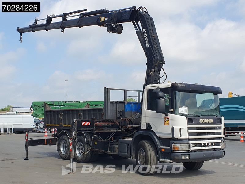 Scania P94 6X4 Hiab 330-4 Kran Crane 9m3 tipper Manual Steelsuspension Euro 3 - Kravas automašīna pašizgāzējs, Kravas auto ar manipulatoru: foto 3 Scania P94 6X4 Hiab 330-4 Kran Crane 9m3 tipper Manual Steelsuspension Euro 3 - Kravas automašīna pašizgāzējs, Kravas auto ar manipulatoru: foto 3