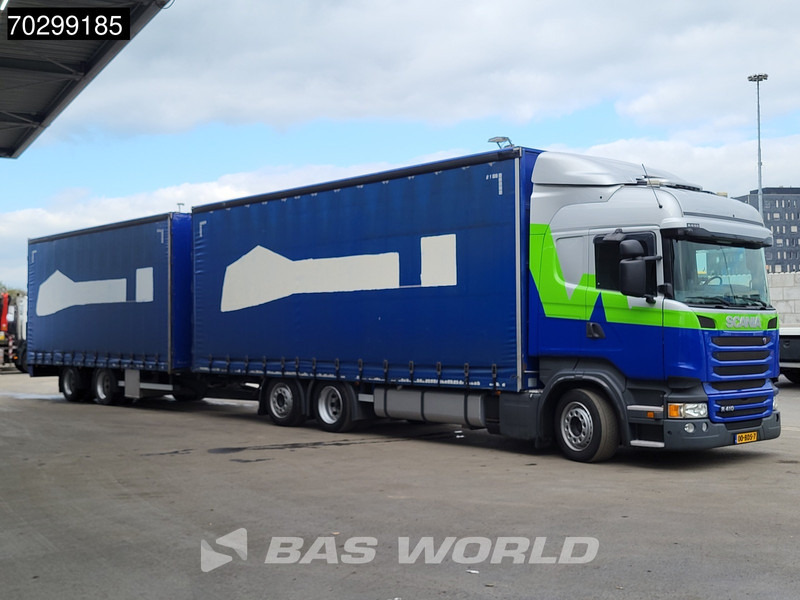 Scania R410 R 6X2 NL-Truck Standairco Lift+Steering-Axle Automatic Euro 6 - Kravas automašīna ar tentu: foto 3 Scania R410 R 6X2 NL-Truck Standairco Lift+Steering-Axle Automatic Euro 6 - Kravas automašīna ar tentu: foto 3
