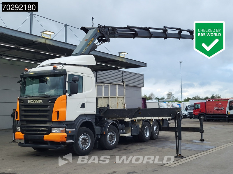 Scania R420 8X2 Palfinger PK74002 Kran Crane Retarder Lift-Steering Axle Euro 4 - Bortu kravas automašīna/ Platforma, Kravas auto ar manipulatoru: foto 1 Scania R420 8X2 Palfinger PK74002 Kran Crane Retarder Lift-Steering Axle Euro 4 - Bortu kravas automašīna/ Platforma, Kravas auto ar manipulatoru: foto 1