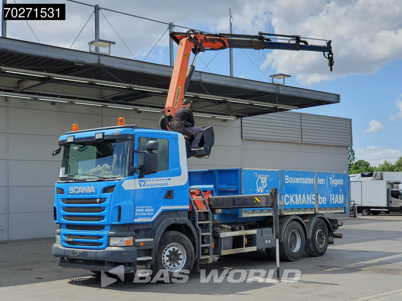 Scania R440 6X2 Palfinger PK16001 Crane Kran Lift+Lenkachse Euro 5 - Bortu kravas automašīna/ Platforma, Kravas auto ar manipulatoru: foto 1 Scania R440 6X2 Palfinger PK16001 Crane Kran Lift+Lenkachse Euro 5 - Bortu kravas automašīna/ Platforma, Kravas auto ar manipulatoru: foto 1