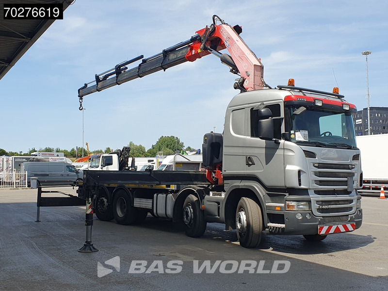 Scania R480 8X2 FASSI F660AXP.25 Manual Retarder Lift+Lenkachse Euro 5 - Bortu kravas automašīna/ Platforma, Kravas auto ar manipulatoru: foto 2 Scania R480 8X2 FASSI F660AXP.25 Manual Retarder Lift+Lenkachse Euro 5 - Bortu kravas automašīna/ Platforma, Kravas auto ar manipulatoru: foto 2