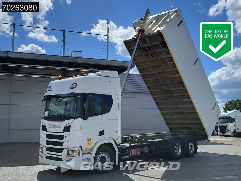 Scania R500 6X2 39m3 Alu kipper Retarder Full air suspension Liftachse Navi Euro 6 - Kravas automašīna pašizgāzējs: foto 1 Scania R500 6X2 39m3 Alu kipper Retarder Full air suspension Liftachse Navi Euro 6 - Kravas automašīna pašizgāzējs: foto 1