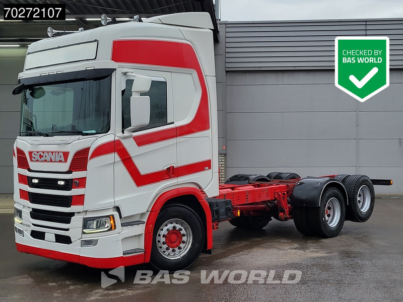 Scania R500 6X2 Chassis Retarder ACC Navi Liftachse Automatic Euro 6 - Šasija kravas automašīna: foto 1 Scania R500 6X2 Chassis Retarder ACC Navi Liftachse Automatic Euro 6 - Šasija kravas automašīna: foto 1