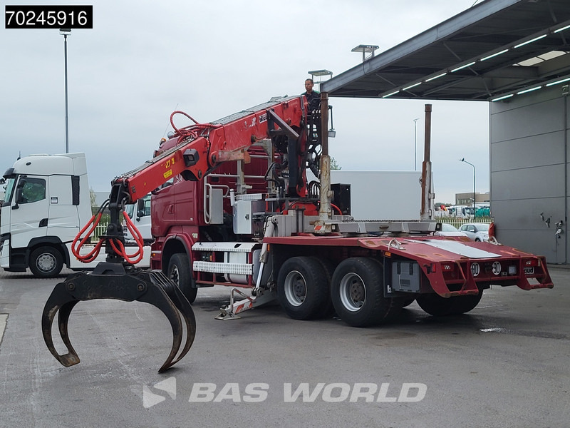 Scania R580 6X4 3-Pedals Jonsered J28505 83 Crane Kran Steel-suspension Retarder Euro 6 - Kokvedējs, Kravas auto ar manipulatoru: foto 3 Scania R580 6X4 3-Pedals Jonsered J28505 83 Crane Kran Steel-suspension Retarder Euro 6 - Kokvedējs, Kravas auto ar manipulatoru: foto 3
