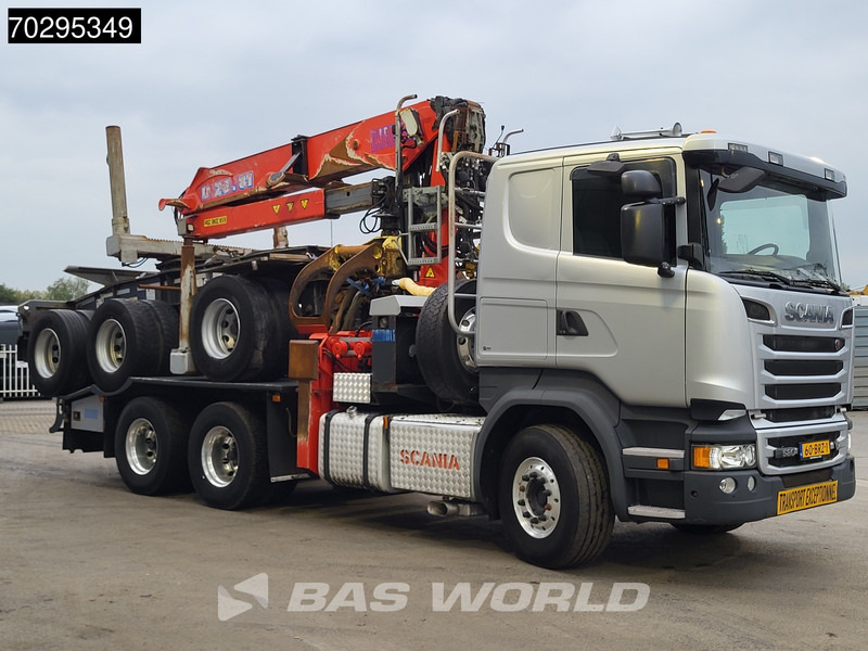Scania R580 R 6X4 NL-Truck Diebolt D28.81 Kran Crane Holztransport + Dolly Retarder Euro 6 - Kokvedējs, Kravas auto ar manipulatoru: foto 3 Scania R580 R 6X4 NL-Truck Diebolt D28.81 Kran Crane Holztransport + Dolly Retarder Euro 6 - Kokvedējs, Kravas auto ar manipulatoru: foto 3