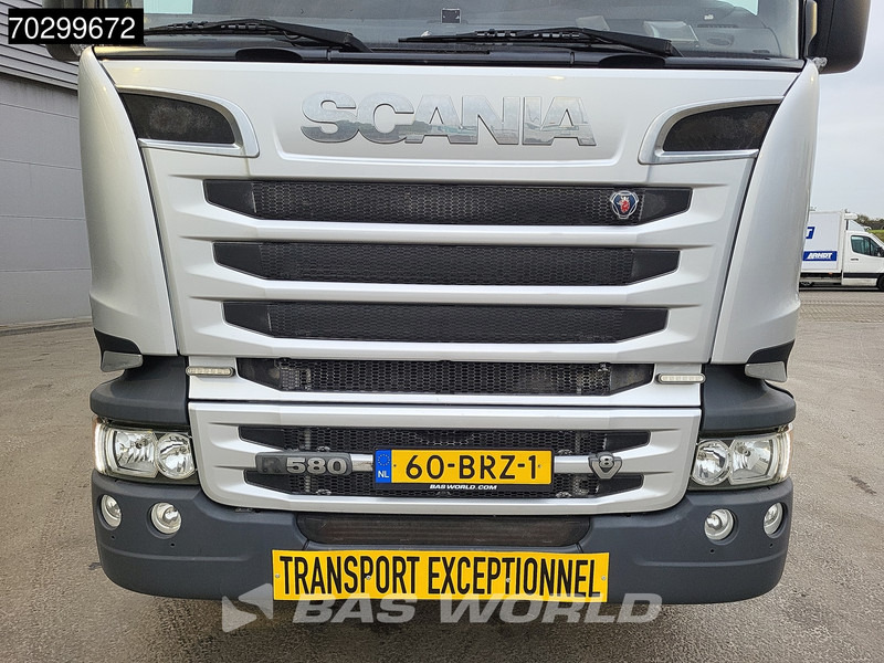 Kokvedējs, Kravas auto ar manipulatoru Scania R580 R 6X4 NL-Truck Diebolt D28.81 Kran Crane Holztransport + Dolly Retarder Euro 6: foto 8