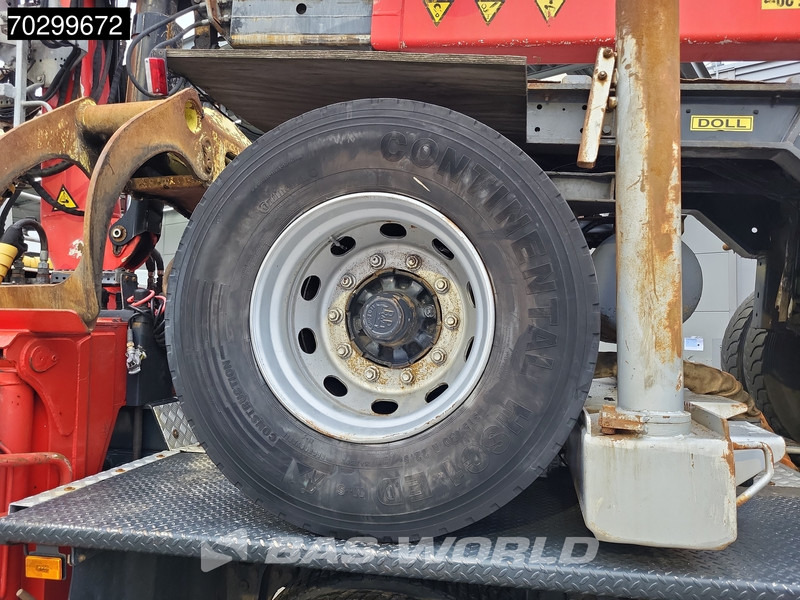 Kokvedējs, Kravas auto ar manipulatoru Scania R580 R 6X4 NL-Truck Diebolt D28.81 Kran Crane Holztransport + Dolly Retarder Euro 6: foto 17