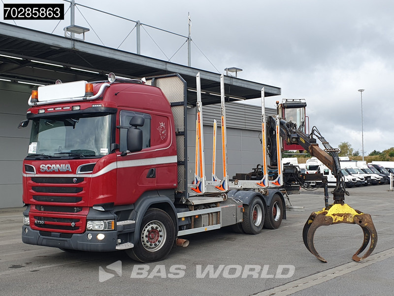 Scania R730 R 6X4 HIAB F108S 79 Crane Retarder Xenon BigAxle Loglift Automatic ACC Euro 6 - Kokvedējs, Kravas auto ar manipulatoru: foto 5 Scania R730 R 6X4 HIAB F108S 79 Crane Retarder Xenon BigAxle Loglift Automatic ACC Euro 6 - Kokvedējs, Kravas auto ar manipulatoru: foto 5
