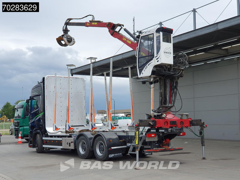 Scania S650 S 6X4 Tajfun LIV100K Kran Holztransport Retarder 3-Pedals Euro 6 - Kokvedējs, Kravas auto ar manipulatoru: foto 2 Scania S650 S 6X4 Tajfun LIV100K Kran Holztransport Retarder 3-Pedals Euro 6 - Kokvedējs, Kravas auto ar manipulatoru: foto 2