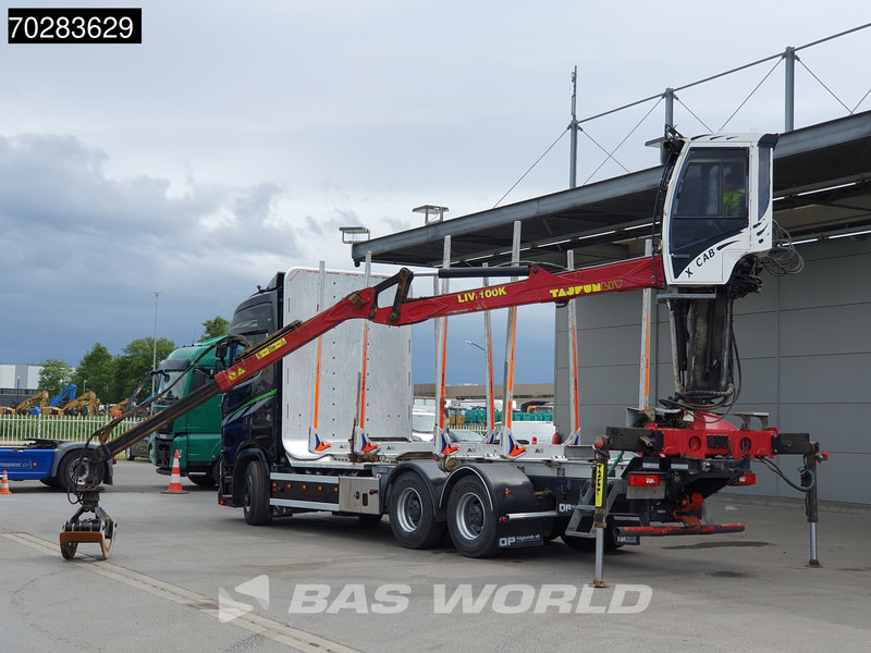 Scania S650 S 6X4 Tajfun LIV100K Kran Holztransport Retarder 3-Pedals Euro 6 - Kokvedējs, Kravas auto ar manipulatoru: foto 5 Scania S650 S 6X4 Tajfun LIV100K Kran Holztransport Retarder 3-Pedals Euro 6 - Kokvedējs, Kravas auto ar manipulatoru: foto 5
