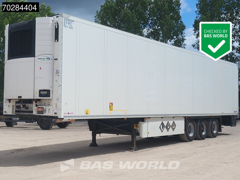 Schmitz Cargobull 3 axles Doppelverdampfer Doppelstock Blumenbreit Palettenkasten - Puspiekabe refrižerators: foto 1 Schmitz Cargobull 3 axles Doppelverdampfer Doppelstock Blumenbreit Palettenkasten - Puspiekabe refrižerators: foto 1