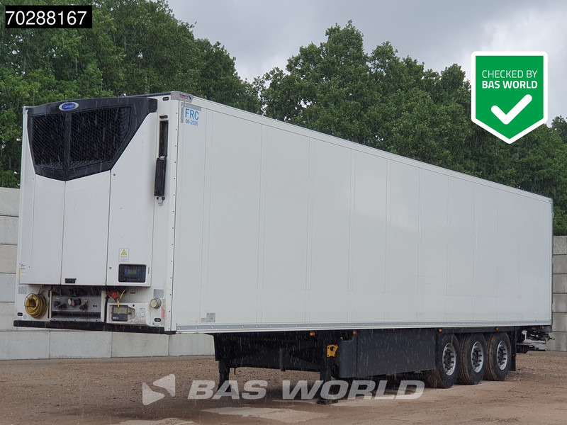 Schmitz Cargobull SCB*S3B 3 axles Doppelverdampfer Tailgate Palettenkasten Blumenbreit LBW - Puspiekabe refrižerators: foto 1 Schmitz Cargobull SCB*S3B 3 axles Doppelverdampfer Tailgate Palettenkasten Blumenbreit LBW - Puspiekabe refrižerators: foto 1