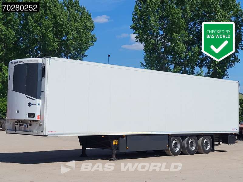 Schmitz Cargobull Thermko King SLXi 300 3 axles TÜV 03/26 blumenbreit Palettenkasten - Puspiekabe refrižerators: foto 1 Schmitz Cargobull Thermko King SLXi 300 3 axles TÜV 03/26 blumenbreit Palettenkasten - Puspiekabe refrižerators: foto 1