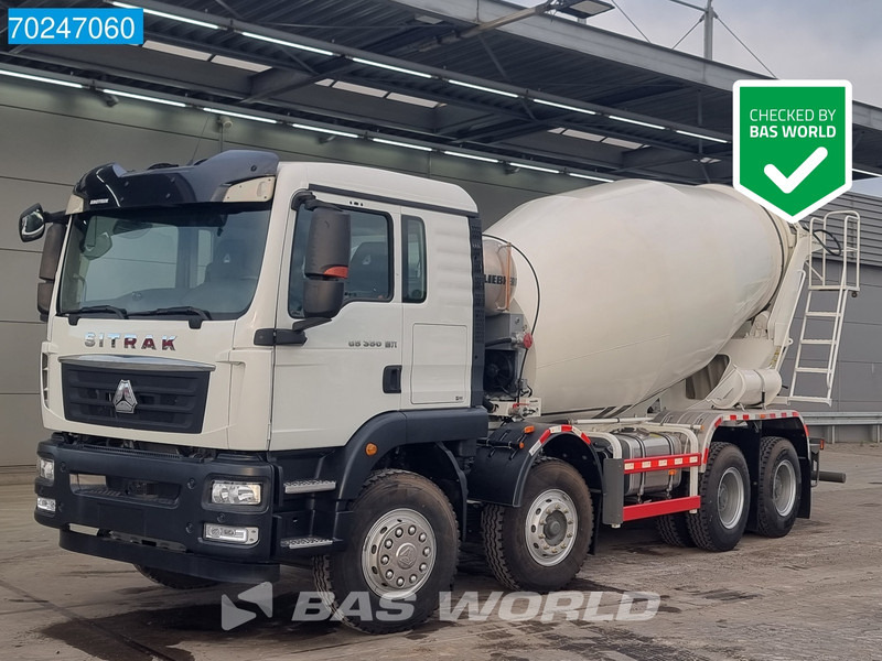 Sitrak G5 350 8X4 8m3 Liebherr HTM 804 H Mixer Big-Axle Steelsuspension - Betonvedējs: foto 1 Sitrak G5 350 8X4 8m3 Liebherr HTM 804 H Mixer Big-Axle Steelsuspension - Betonvedējs: foto 1